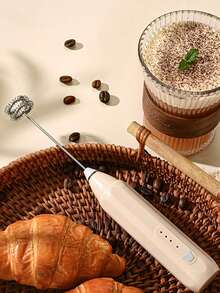 电动奶泡器、手持式奶泡器、家用迷你奶泡机、牛奶搅拌器、无线奶泡器 - 彩色 - 查看 8