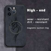 Funda magnética para teléfono con diseño de piel sintética de oveja, compatible con los modelos 12, 13, 14, 15, 16 Plus, Pro y Pro. Elegante y de alta calidad, una excelente opción. - Colores mixtos 4 - Ver 2