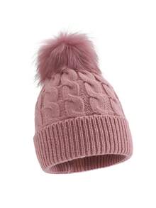 Autumn/Winter Unisex Kids Knitted Beanie Hat, Cute & Versatile