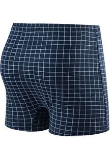 3 pièces/set Short de détente aéré et doux à rayures, caleçons boxeurs de couleur unie respirants pour hommes (noir, bleu, jaune), convient pour le port extérieur - Multicolore - Voir 5