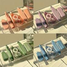 Set de 5 piezas de cintas correctoras - Corrección de errores instantánea, diseño de múltiples estilos, material PET, adecuado para escuelas y oficinas, útiles escolares, artículos de papelería esenciales para la temporada de regreso a clases