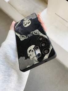 1pc Matte & Letter Graphic Double-Sided Protective Phone Case, Compatible With IPhone, OPPO, Vivo And Other Android Models, Ideal Gift For Boyfriend/Girlfriend - Multicolor - View 6