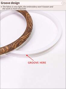 3 قطع/4 قطع أطواق تطريز خشبية بنية داكنة بطراز رجعي، أطواق تطريز DIY بطراز عتيق، أطواق غرزة متقاطعة، أطواق تطريز، أطواق لتعليق أحلام الريح، مصنوعة من ABS وPVC متين، مع خطافات معدنية برونزية للتعليق، يمكن استخدامها كديكور للحقائب والملابس والهواتف والمفاتيح، ديكور هالوين وعيد الميلاد، ديكور المكتب والسرير، تعليق السيارة، تشمل 16 إبرة تطريز للخياطة والاستخدام المنزلي