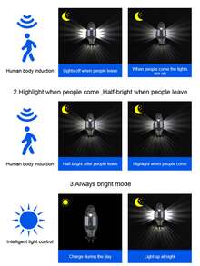 1 pieza Luz de pared solar, Lámpara de águila, Luz de ambiente creativa con sensor de movimiento, Luz de paisaje, Luz de pared exterior para senderos, Lámpara de estilo europeo para patio, Adecuada para: Sendero de paisaje, Patio, Acera, Entrada privada, Decoración navideña, Regalo de Navidad