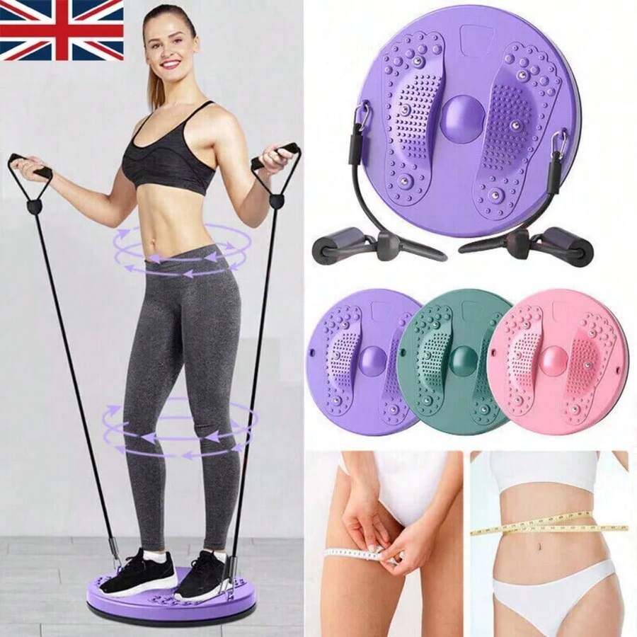 Waistwhisper - Body Shaping Waist Twisting Disc Waist Whisper Exerciser Trainer - Purple - View 1