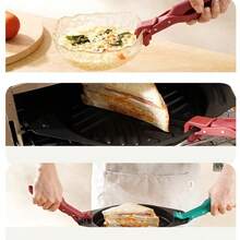 隔热防烫夹，多功能防烫碗夹，热碗碟夹，多用途防烫碗架夹，厨房食品处理工具 - 彩色 - 查看 5