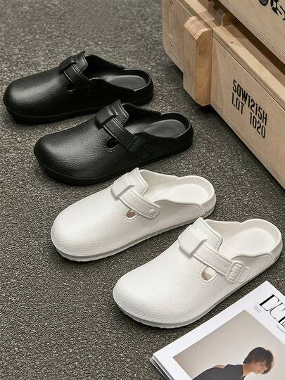 أحذية بيركن الرجالية الجديدة لموسم الصيف، ذات طراز بسيط وأنيق. أحذية كاجوال متعددة الاستخدامات مع نعل سميك قابل للتنفس وناعم ومريح، مصنوعة من مادة EVA مانعة للانزلاق وغير منتجة للروائح الكريهة وذات حماية مضادة للبكتيريا للقدم، وسريعة الجفاف. تتميز بوسادة مريحة جدًا، مناسبة للارتداء على الشاطئ/الشارع الخارجي/غرفة النوم والحمام وغيرها. أحذية بيركن متوفرة للرجال والنساء بنفس الطراز.