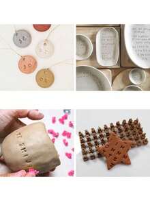 Mini instrumente de ștampile alfanumerice, potrivite pentru mini ștampile alfanumerice 3 în 1 pentru decorarea lut, prăjituri și torturi - ștampile de caractere din plastic, neelectrice, pentru unelte și meșteșuguri ceramice - Multicolor - Vizualizare 9