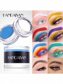 1PC HANDAIYAN Tinted Styling Brow Gel, Waterproof & Long Lasting 2-In-1 Eyebrow & Eyelash Tinted Pomade, Fluffy Natural Effect With Double-Ended Brush, Makeup For Party & Music Festival - Multicolor - View 12