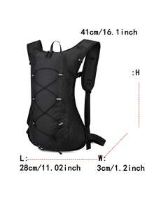 Multifunctional Mountain Bike Riding Backpack, Outdoor Sports Hiking Bag, Portable Travel Backpack With Hydration Bladder Compartment. Outdoor Bicycle Riding Bag With Water Bladder Pocket, Lightweight Backpack For Hiking, Running, Includes Helmet Net. Convenient And Collapsible Design. Sport Bag For Sports For Fitness For Exercise Large Capacity Travel Bag For Vacation For Women For Men Travel Essential Durable Bike Bag Bicycle Accessories Bike Frame Riding Bag For Cycling - Multicolor - View 6