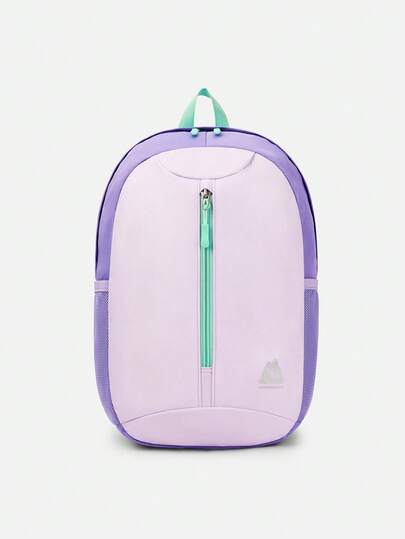 Balabala Kids Backpack Large Capacity Color Block Comfortable Daypack