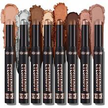 LANGMANNI 8 Colors Eyeshadow Stick Set Matte Professional Bright-Colored Contouring And Highlight Eyeshadow Stick, Cream Waterproof Long Lasting High Pigmented Eye Shadow. - 8 Colors - 查看 9