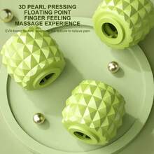 1 Massaggiatore ad anello, Rullo in PP per massaggio alle gambe, Attrezzatura per il rilassamento, Morsetto per gambe da yoga per il sollievo muscolare, Attrezzatura fitness per il massaggio e il rilassamento, Morsetto circolare per gambe con 12 ruote, Rullo massaggiatore per punti di attivazione, Attrezzatura per il massaggio, il rilassamento e l'allungamento muscolare