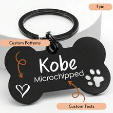 Placa de identificação personalizada para animais de estimação, placa de identificação personalizada para cães, placa de identificação gravada personalizada para cães, placa de identificação personalizada para gatos, placa de identificação personalizada para animais de estimação, placa de identificação personalizada para cães com nome e texto, presente para o Dia das Mães, presente para o Dia dos Pais, presente de aniversário, presente para animais de estimação, presente de aniversário para cães, presente para amantes de cães, presente para mãe/pai, presente para ela/namorada - Multicolorido - Ver 21