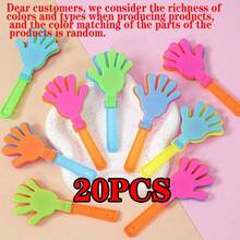 5/10/20Pcs Mini Clapper, For Holidays, Birthday Party Gifts And Supplies Suitable For Christmas Party Christmas Gift New Year Gift Christmas Garter Gift Holiday Rave, Plastic Party Clapper Happy Maker Party Bring You Carnival And Joy - Multicolor - View 13