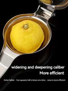 1pc Stainless Steel Manual Juicer - Hand Press Lemon Squeezer, Orange Juice Extractor, Fruit Juicing Tool For Home Use