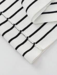 Balabala 女童毛衣 2025 春秋新款针织套头衫 - 黑白色調 - 查看 6