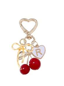 Móc khóa hình quả anh đào dễ thương, thời trang, màu vàng kim - Móc khóa hình quả anh đào, phụ kiện trang trí ba lô sành điệu, móc khóa, mặt dây chuyền hợp kim chữ cái A-Z, mặt dây chuyền tai nghe, mặt dây chuyền xe hơi, mặt dây chuyền trang trí, móc khóa hình quả anh đào, phụ kiện túi xách, kẹp túi, phụ kiện nhựa và kim loại sáng bóng, ví và túi xách nữ, phụ kiện ba lô - Nhiều màu - Xem 28