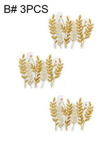 1 套 3/8 件自然风格刺绣补丁可爱卡通时尚涤纶徽章贴花 DIY 服装熨烫补丁缝纫配件布贴适用于背包、牛仔裤、夹克、T 恤、帽子、连衣裙等 - 彩色 - 查看 16