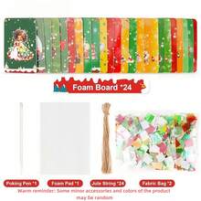 Princess Christmas DIY Sticker Game Costume Decor, Cartoon Creative Toy, Educational Accessory Material For 3D Handmade Creative Gifts, Christmas Gift Toys For Girls