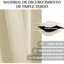 Curtains - Beige - View 7