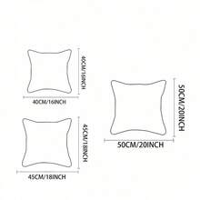 1pc High-Density Support Throw Pillow Insert, Versatile For Sofa, Bed, Car, Multi-Season