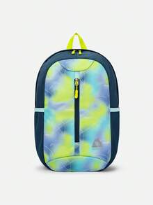 Balabala Kids Backpack Large Capacity Color Block Comfortable Daypack - Yellow-green Hue - View 1
