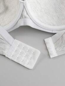 5pcs/Set Solid Color Underwire Bras, Sexy & Comfortable Push-Up Bras - Unpadded, Adjustable Straps - Multicolor - View 8