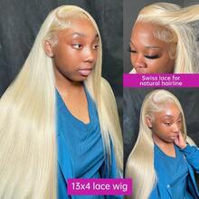 30Inch 40Inch 13x4 613 Straight Wigs 613 Honey Blonde Lace Front Human Hair Wigs 200 Density 13x4 Brazilian 13x6 613 Color Lace Frontal Wigs For Women - S613 - 查看 4