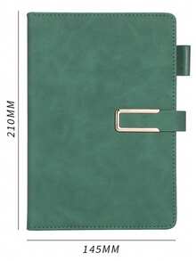 Customized Vintage A5 Leather Bound Notebook With Bookmark - Classic PU Leather Notebook For Business Meetings, College Students, Planner School Supplies - Multicolor - View 23