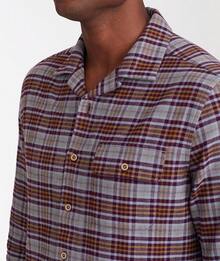 Flannel Long Sleeve Button Down Shirthalloween - 藍色 - 查看 4