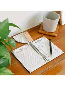 Wedding Planning Checklist And Budget Organizer - A5 White Spiral Notebook With Flower Pattern, 86 Page Horizontal Grid, 6 Sections (Guest List, Supplier, Decoration, Clothing) - A Unisex Wedding Planning Template Suitable For Couples And Wedding Supplies