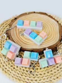 1/2/3/5个装减压键盘钥匙扣，附赠礼品袋，带音效的指尖玩具，派对小礼物，减压玩具，舒缓压力玩具，手指玩具，抗压玩具，钥匙扣，手指钥匙链，手指钥匙圈，生日、万圣节、圣诞节的理想礼物，派对小礼物，万圣节装饰，适合多动症患者，圣诞节礼物 - 彩色 - 查看 11