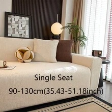 1pc Luxurious Velvet Sofa Cover, Elegant & Luxury, Anti-Slip, Dust-Proof, Scratch-Resistant, Suitable For All Seasons, Bedroom, Living Room And Study - Beige - View 17