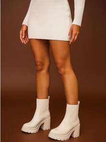 Women Ankle Boots & Booties - White - View 1