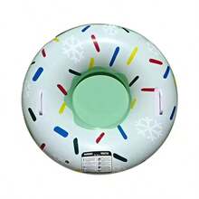 Tubo inflable de esquí resistente al frío y grueso de PVC con funda de tela, trineo de nieve para exteriores, tubo interior de herramienta de esquí