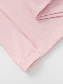 Balabala Girls Long Sleeve T-Shirt 2025 Spring/Fall New Basic Top - Red and White - View 9