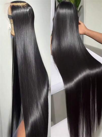 Bone Straight 30 40 Inch 250 Density 13x6 Lace Front Brazilian HD 13x4 Pre Plucked Wig Glueless Human Hair Lace Frontal Wigs