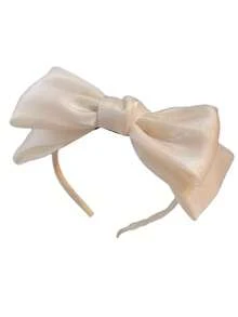 1 Stück Kinder Mehrfarbiges Mesh Schleifchen Haarband, modisches & süßes Accessoire geeignet für den täglichen Gebrauch