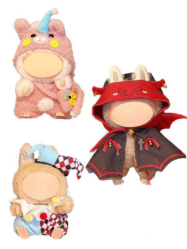 Clothes Only, Doll Not Included New Product, Costume Set, Suitable For Labubu Clothes About 17 Centimeters Tall