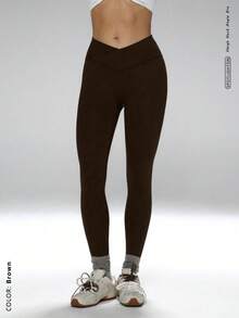 V-Sculpt Waistband, Ankle-Flattering Fit, Gym To Brunch Legs For Days, V Waist Workout Leggings, Ankle Length Gym Leggings, Slimming Yoga Pants, V-Waist Slimming & Leg-Lengthening 7/8 Workout Leggings Tights