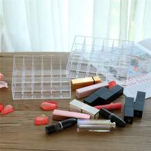 9/18 Slot Acrylic Cosmetic Organizer, Suitable For Lipstick, Perfume And Nail Polish - Transparent Cosmetic Display Rack, Perfect For Salon, Spa And Home Vanity Storage, Decorative Storage, Grid Design Shelf, Suitable For Holiday Beach, Bathroom Storage, Bedroom Storage, Large Capacity - One Size Fits All - View 8