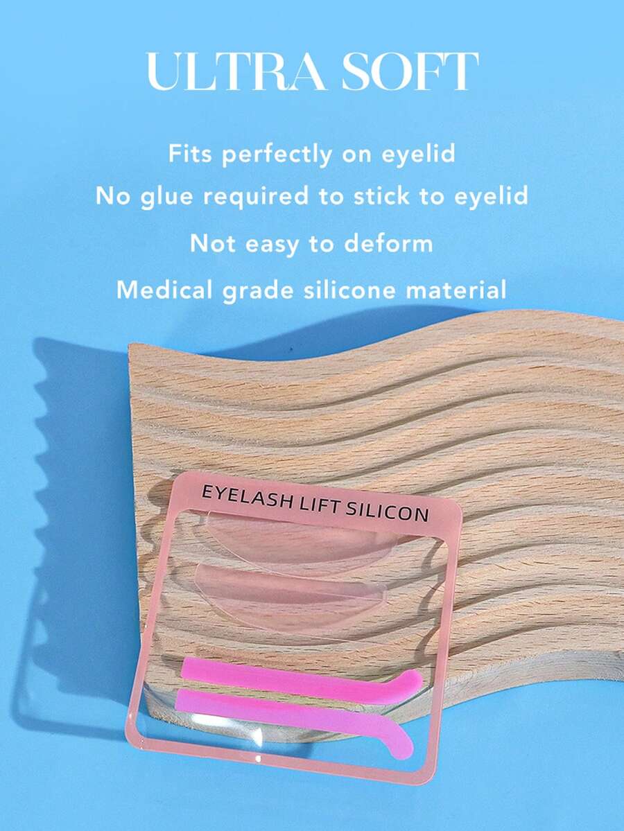 2 Pairs/4 Pieces Regular Soft Eye Pads, Can Be Used As Eye Masks, Soft And Reusable, Ultra-Thin Eyelash Lifting Pads, Great Helper For Eyelash Curling And Eyelash Extension, Eyelash Makeup Tool Pads (Multiple Colors) - Multicolor - View 1