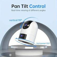 5G Dual-Band 3MP Security Camera | 360° PTZ, Color Night Vision, Indoor/Outdoor Use, 2-Way Audio, Motion Tracking