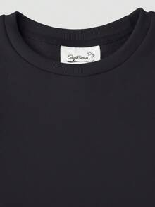 Sudadera con capucha Cappuccino Assassino para niño - Sudadera negra vibrante de manga larga con diseño de taza de café de dibujos animados, mezcla de poliéster elástico, lavable a máquina, ideal para deportes al aire  ropa informal, primavera, otoño e invierno, ideal para el día a día de los jóvenes | Sudadera con capucha con gráfico divertido | Sudadera con capucha de tejido elástico - negro - Ver 5