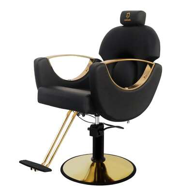 Barber Chair Reclining Salon Chair Hydraulic Barber Chairs 360 Degrees Rolling Swivel Hair Styling Chair Cutting Chairs Salon Shampoo Equipmen