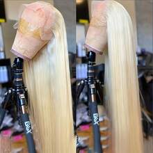 30Inch 40Inch 13x4 613 Straight Wigs 613 Honey Blonde Lace Front Human Hair Wigs 200 Density 13x4 Brazilian 13x6 613 Color Lace Frontal Wigs For Women - S613 - 查看 10