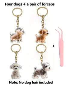 1 cái/4 cáiHộp đựng lông thú cưng trong suốt làm bằng nhựa (Kính gửi Quý khách hàng, Vui lòng xem kỹ Video sản phẩm và Ảnh thực tế về các chi tiết trước khi Quyết định mua hàng.), (Bộ 4 món bao gồm Kẹp gắp.), Móc khóa thiết kế dạng viên nang tiện dụng cho người nuôi thú cưng quanh năm, Móc khóa đựng lông chó, Chai đựng chìa khóa lông thú cưng trong suốt, Hộp đựng kỷ niệm di động đựng lông thú cưng - Nhiều màu - Xem 5