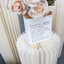 3Pack High Quality Foldable Cardboard Wedding Centerpiece Display,Cylinder Flowers Stand,Columns Display For Wedding Party Garden Decoration,Shopping Mall Window Display Rack,Food Display Stand - White - View 5