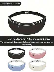 Professional Running Waist Bag, Sport Belt Pouch Mobile Phone Case, Men Women Pouch Gym Sports Bags, Running Belt Waist Pack - 彩色 - 查看 7